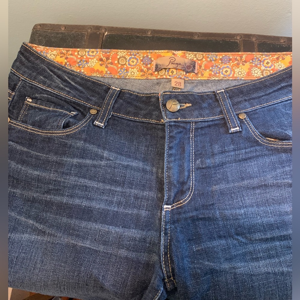 Paige Skyline Straight - size 28 jeans
